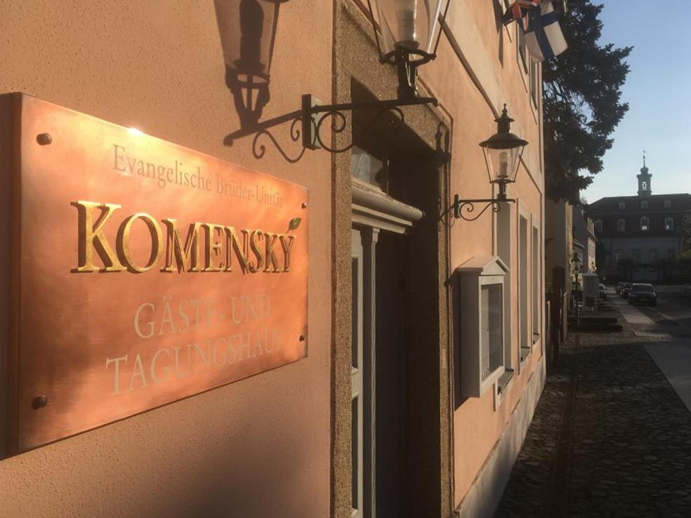 Komensky Gaeste- Und Tagungshaus Herrnhut 外观 照片